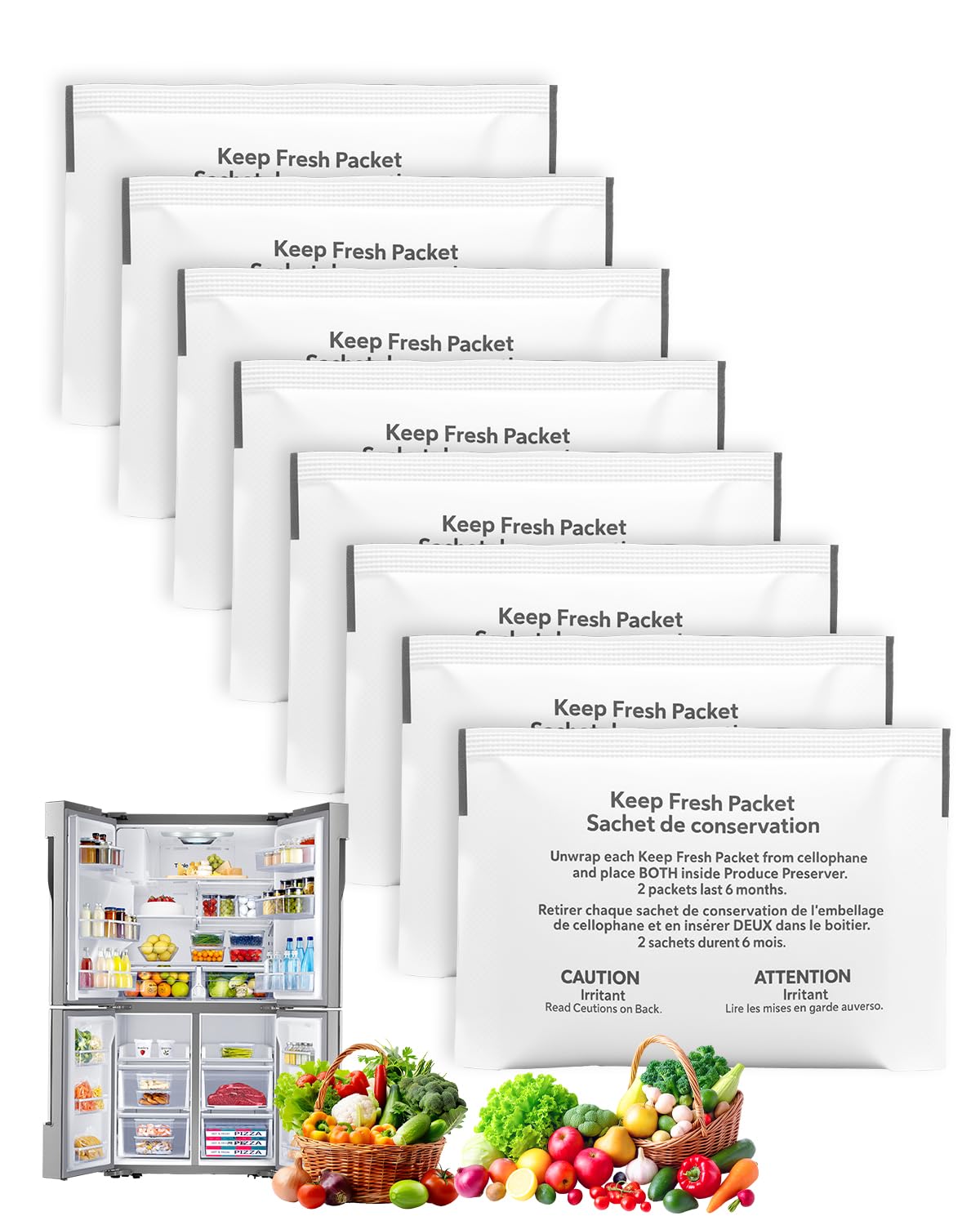 PROKITCHEN W10346771A Refrigerator Deodorizer, keep fresh packet replacement Com