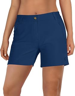 Outdoor Ventures Womens Quick Dry Shorts UPF 50+ Lightweight Hiking Shorts