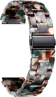 BINLUN Resin Watch Straps 12 14 16 18 20 22 mm for Women Replacement Watch Band 14 Colors Quick Release Wrist Strap Smart Watch Bracelets