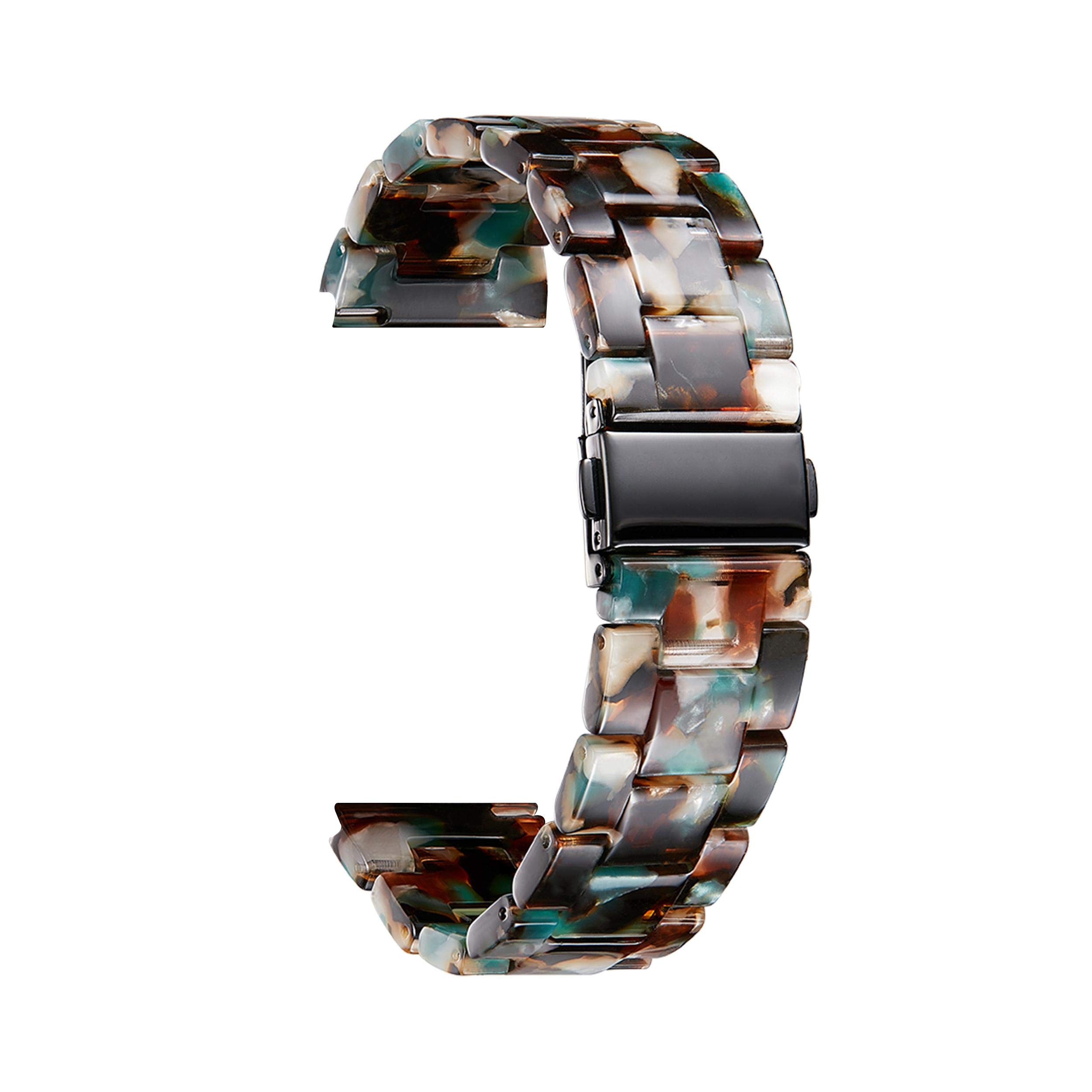 BINLUN Resin Watch Straps 12 14 16 18 20 22 mm for Women Replacement Watch Band 