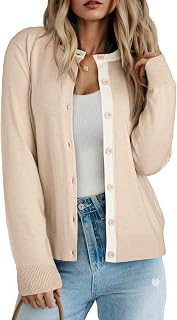 Dokotoo Women's Wool Blend Lightweight Cardigan Sweaters for Women 2026