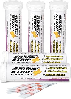 Phoenix Systems 500 Double-Ended Brake & Coolant Test Strips | Ideal for Service Centers, Includes 5 tubes w/ 100 Strips, Tests DOT 3/4/5.1 Brake Fluids and All Coolant Types/Colors