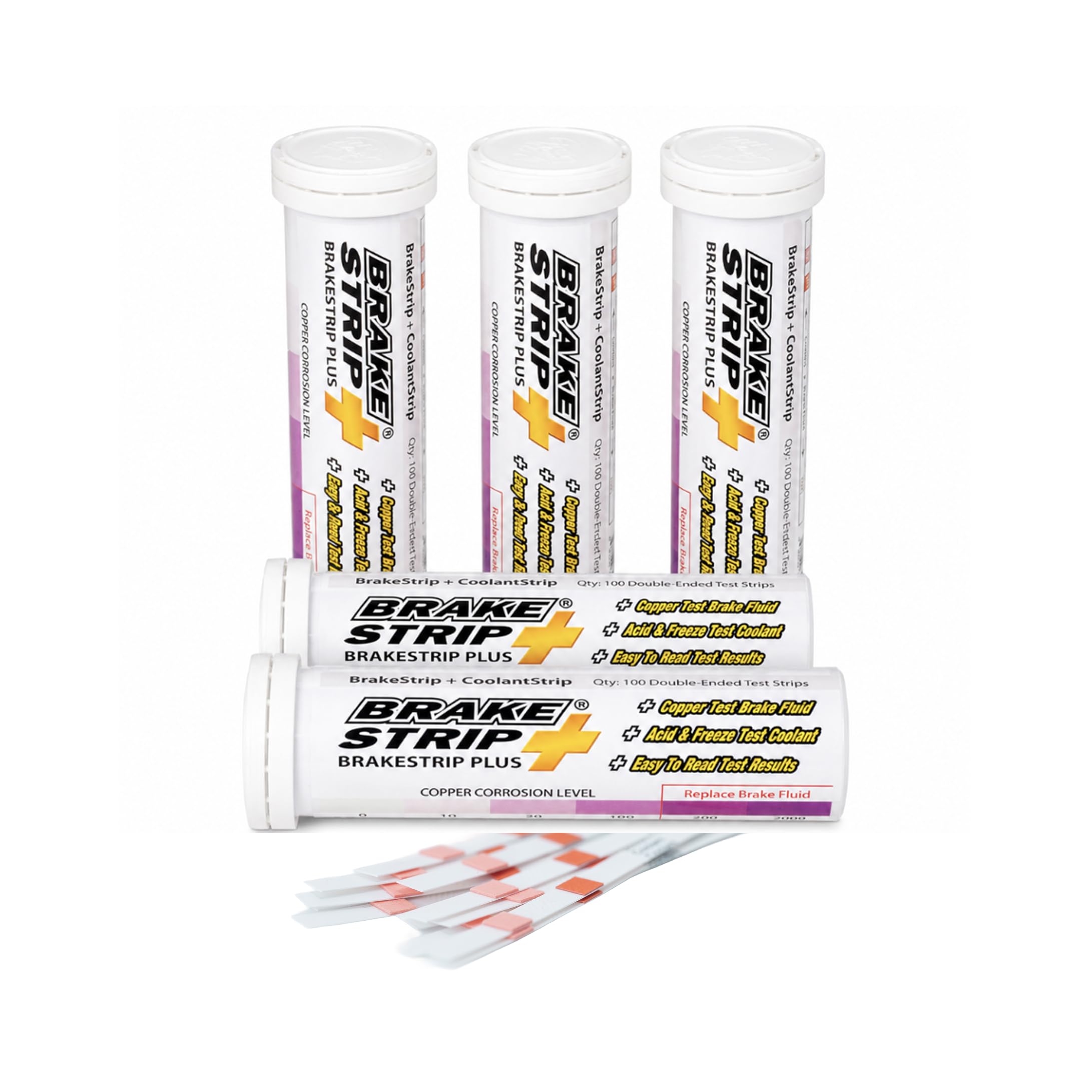 Phoenix Systems 500 Double-Ended Brake & Coolant Test Strips | Ideal for Service