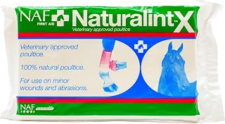 NAF NaturalintX Poultice Single – Veterinary-Approved Poultice for Horses – Can Be Used Hot, Cold or Dry – For Wounds, Abscesses, Hoof Conditions & Swellings