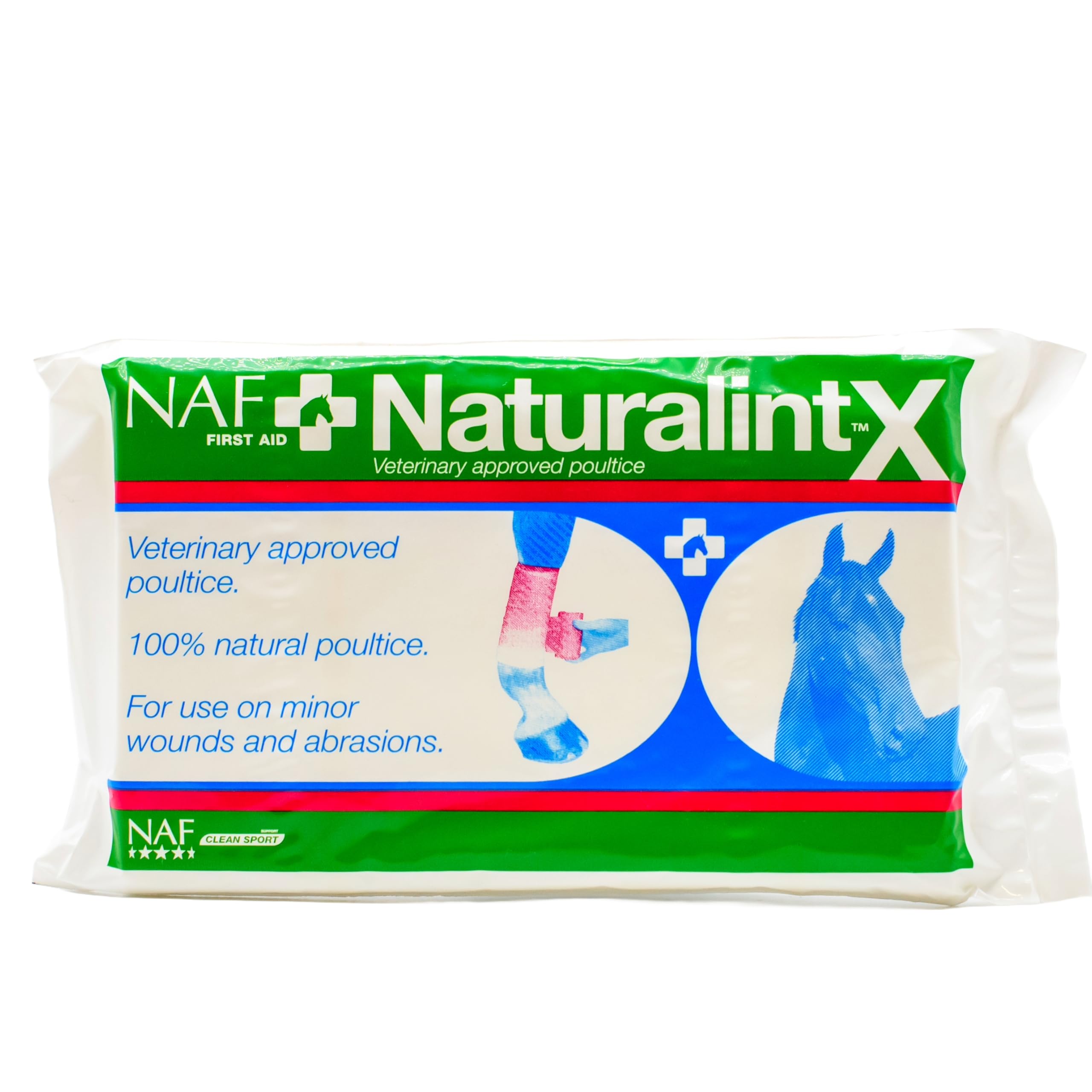 NAF NaturalintX Poultice Single – Veterinary-Approved Poultice for Horses – Can 