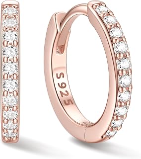 ChicSilver 925 Sterling Silver Hoop Earrings for Women, Small Hoops, 6-20MM