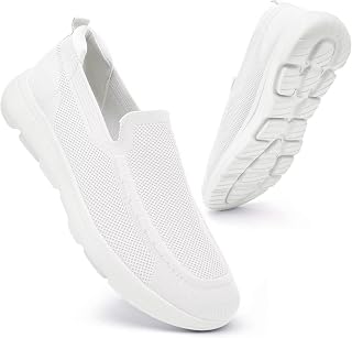konhill Men's Slip-On Sports Shoes – Lightweight, Breathable and Comfortable for Walking, Fitness and Gym Without Laces