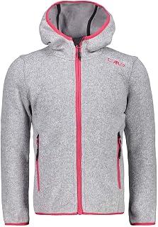 CMP Kids' Knit Tech Jacket with Fixed Hood Kid G Jacket Fix Hood