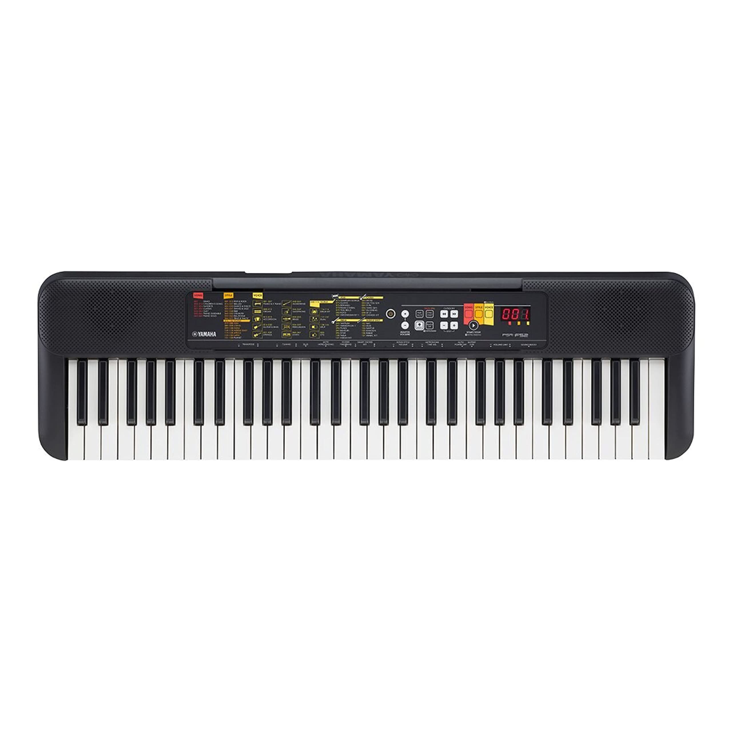 Yamaha PSR-F52 Digital Keyboard,Compact digital keyboard for beginners with 61 k