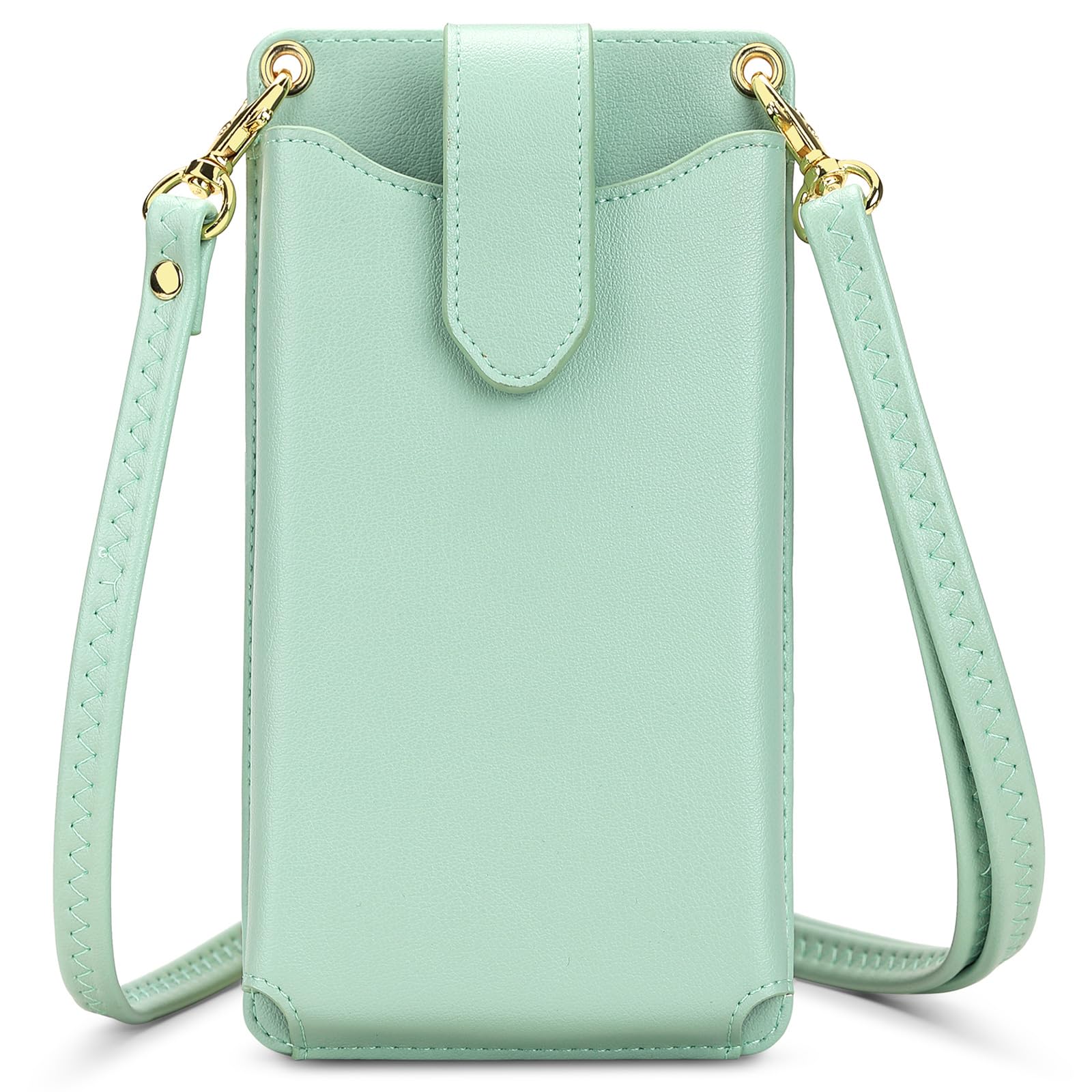 RONSIN Small Crossbody Cell Phone Purse for Women Vegan Leather Crossbody Phone 