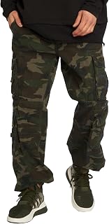Brandit Pants Pure Vintage Man Cargo Pants Anthracite 100% Cotton Wide