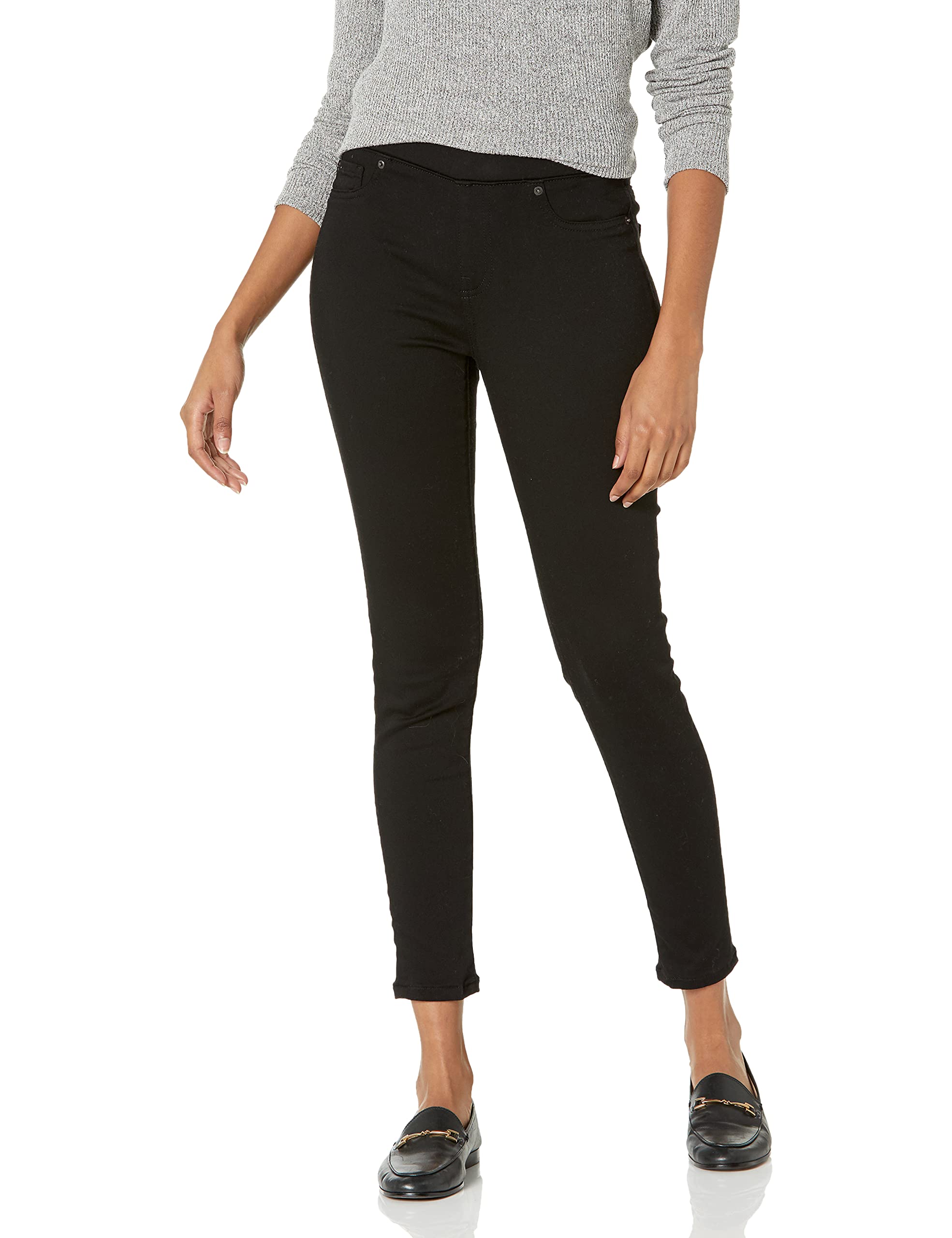 Amazon Essentials Women's Mid-Rise Stretch Easy Slip On Jeggings - Discontinued 
