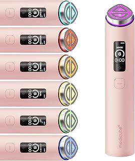 medicube Booster Pro X2™ - 7 in 1 Glow Beauty Device, 2X Glow Care, Pink | 7-IN-1 Korean Skincare Device - 2X Care for Glow, Pores, Skin Definition & Radiance, Customized Dual & Mask Modes, Pink
