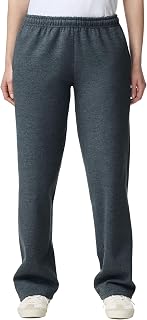 Gildan Adult Fleece Open Bottom Sweatpants with Pockets, Style G18300