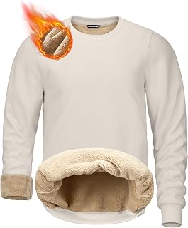 G Gradual Sherpa Lined Sweatshirts for Men Fleece Pullover