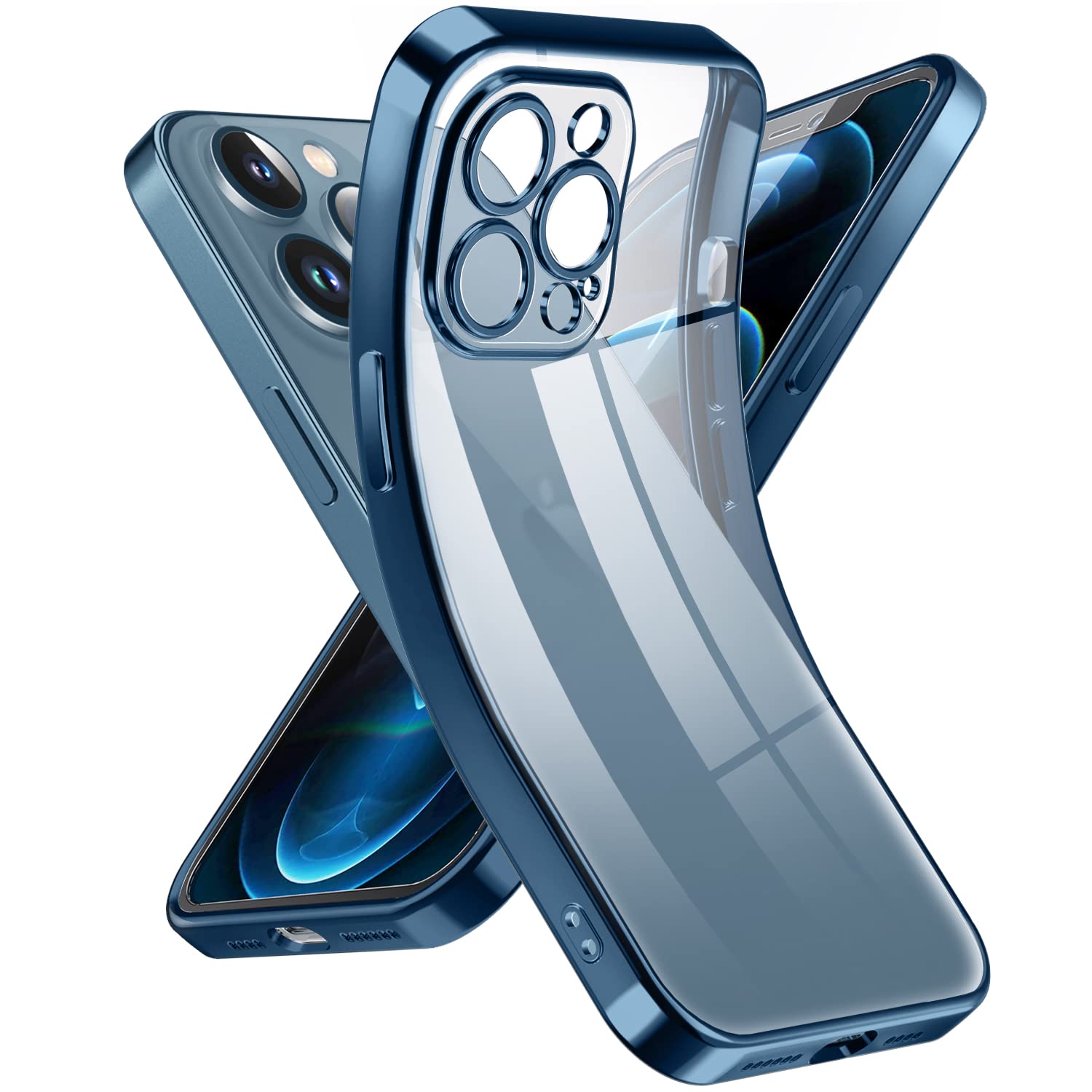 Supdeal Crystal Clear Case for iPhone 12 Pro Max, [Not Yellowing] [Camera Protec