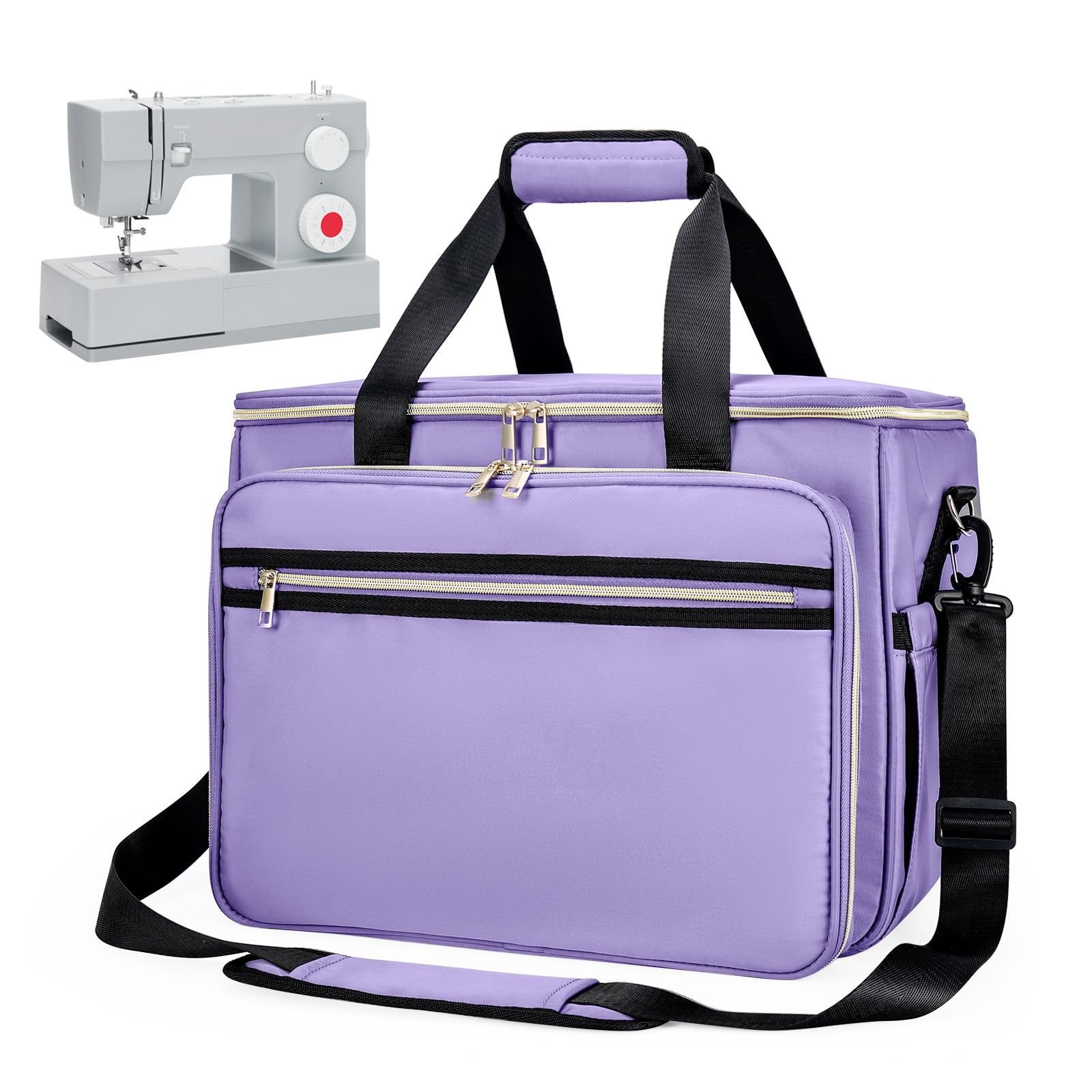 Anitor Sewing Machine Case with Removable Bottom Padding | Sewing Machine Bag Fi