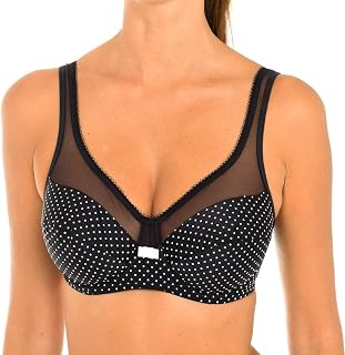 Dim Women's Classic Bra x1 | Perfect Support for Generous Breasts | Stretch Microfiber | U-Back and Wide Straps | Modern Look and Comfort