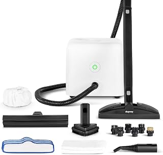 Dupray Neat Steam Cleaner for Home - Essential Pack | Powerful Multipurpose Steamer | Chemical-free cleaning for floor, car, wall, grout & kitchen |17 Accessories