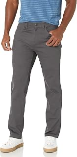 Amazon Essentials Men's Athletic Fit Chinos, Work Pants, 5-Pocket, Cotton Stretch