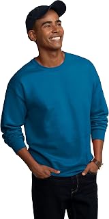 Fruit of the Loom Men's Eversoft Fleece Crewneck Sweatshirts, Moisture Wicking & Breathable, Sizes S-4x