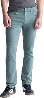 Buffalo David Bitton Men's Non-Denim Straight Leg Six French Terry Pants with Cotton Blend Stretch