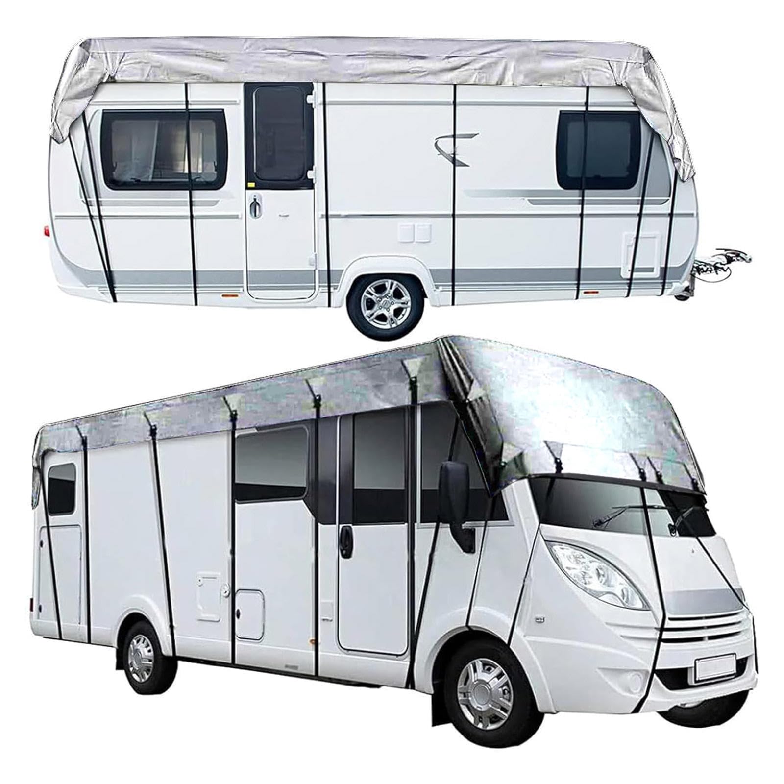 Class C Rv Cover 210D Oxford Cloth Class C Rv Cover Wind, Rain and Snow Proof Tr