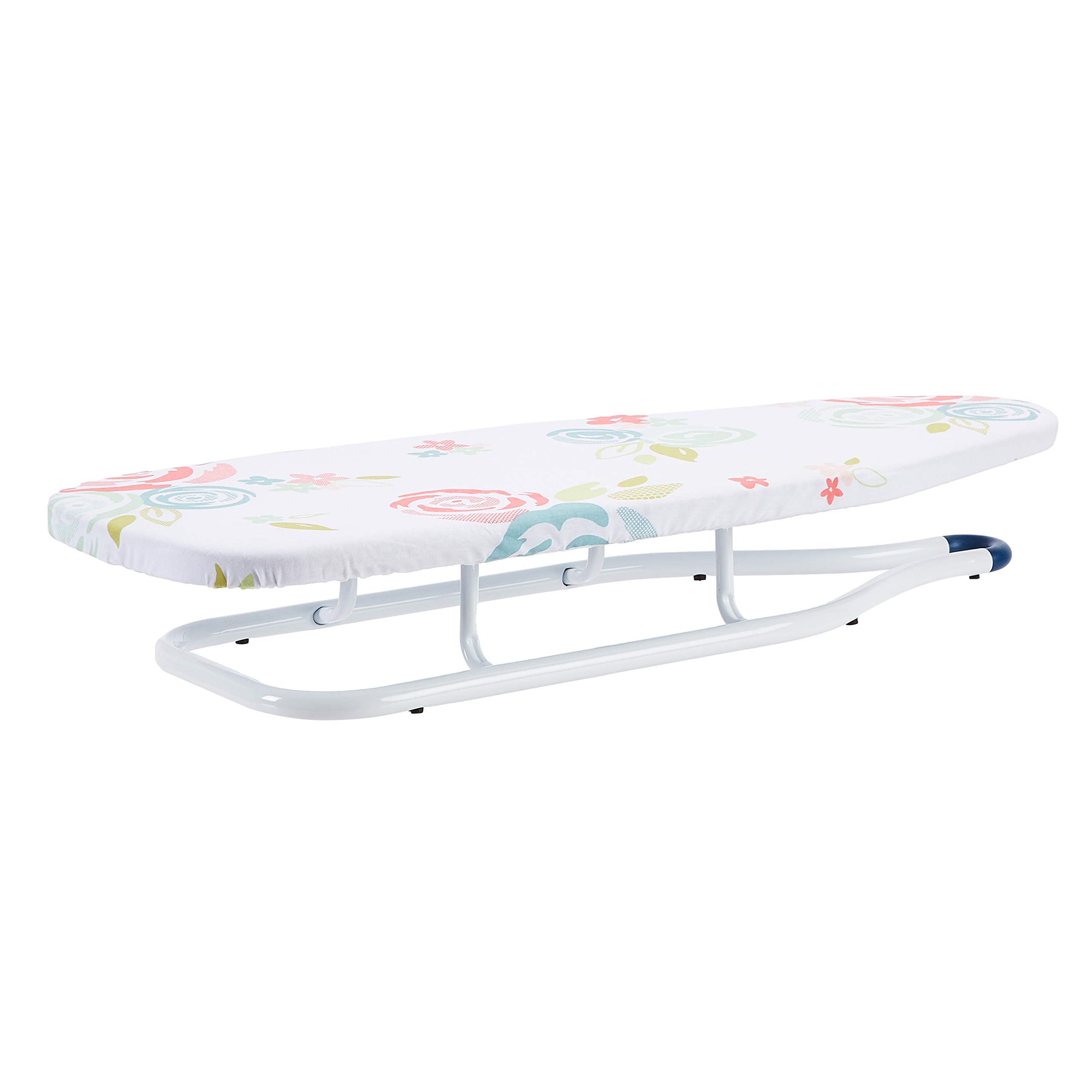 Amazon Basics Foldable Space Saving Ironing Board Tabletop with Non-Slip Feet, 7