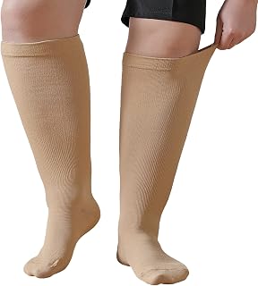 Graduated Compression Socks for Men and Women: Compression Socks Compression Socks for Sports Running Travel Pregnancy Cycling Airplane Travel 1 Pair