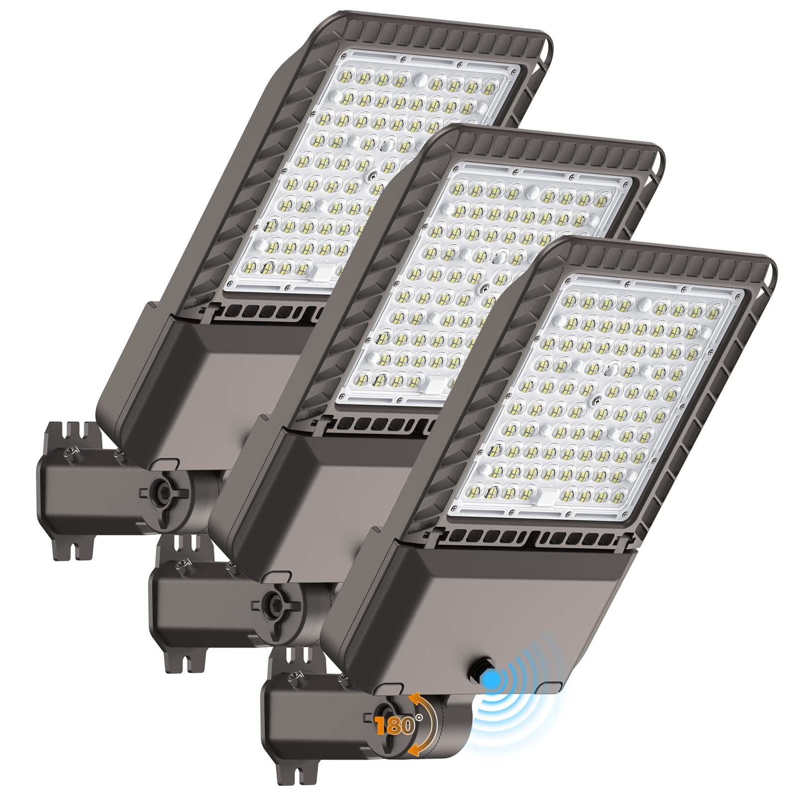 AIKVSXER 240W LED Parking Lot Light 60000LM Outdoor Street Lights 3 Pack | 6000K