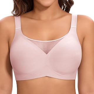Jelly Bras for Women Non Wired Comfort Support Gel Soft Bra Seamless Lace Wireless T Shirt Push Up Bralettes with Extender