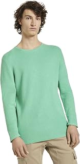 TOM TAILOR Denim Men Knitted Sweater with Structure