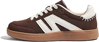 LUCKY STEP Women Retro Gum Sole Fashion Sneakers