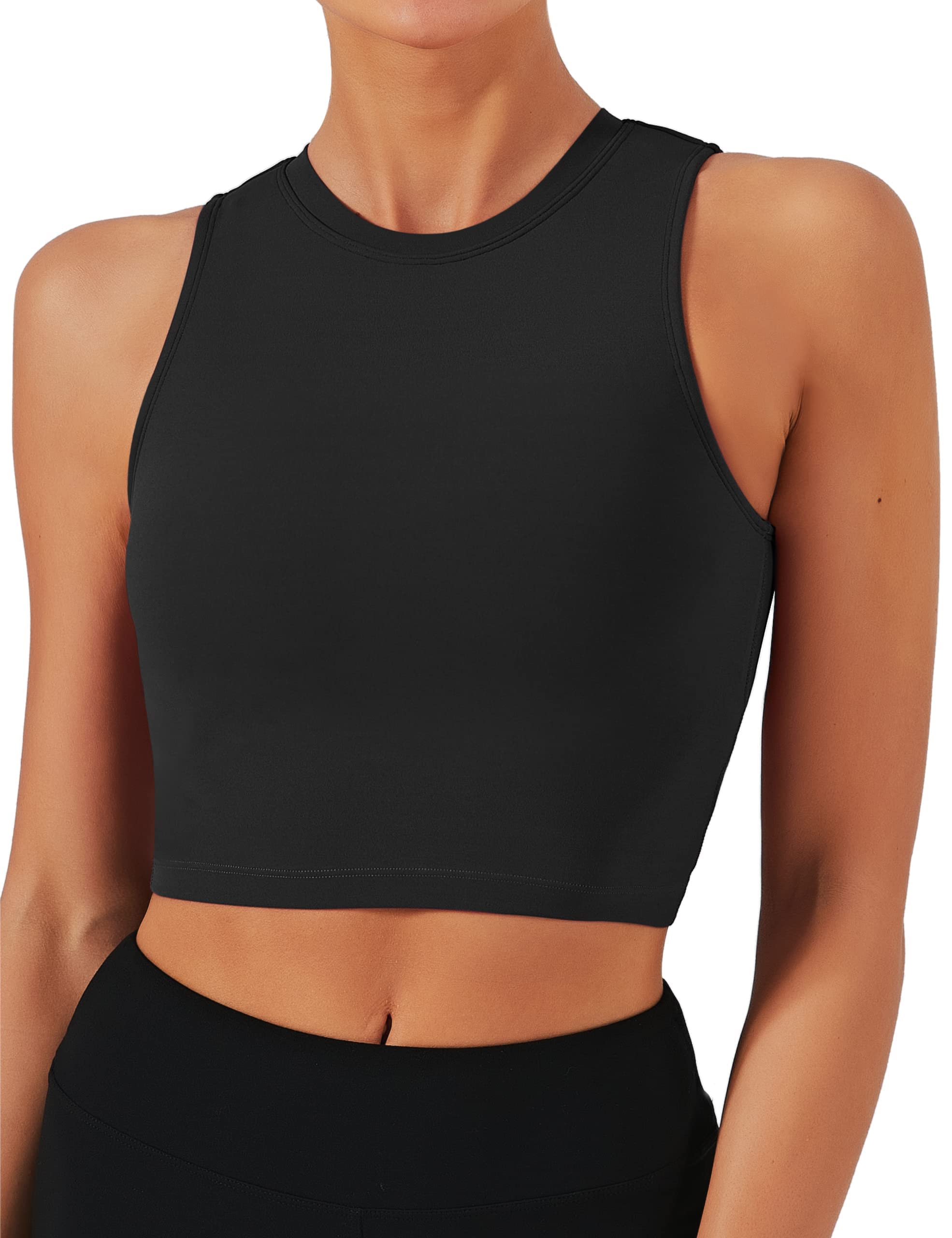 Natural Feelings Nudi Women's Sports Bra - Removable Padded Yoga Tank Tops - Sle