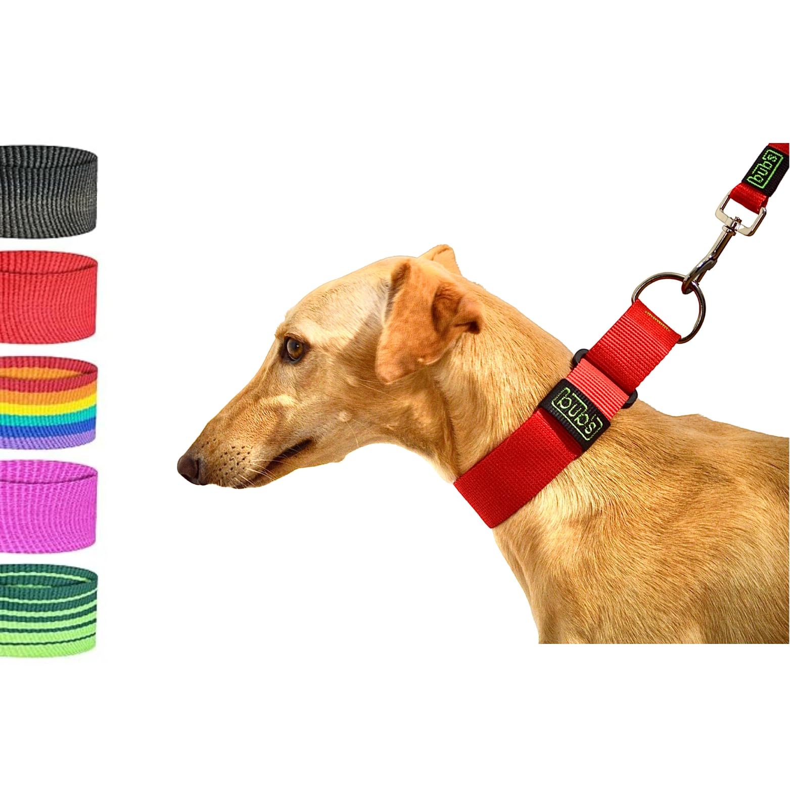 bub's Martingale Collar – Dog Collar, Anti-Allergic and Soft, Designed for All K