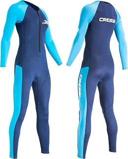 CRESSI Wahoo Monopiece Wetsuit - One-Piece Wetsuit Made of Soft Neoprene 1.5/2 mm and Elastane, Perfect for Various Water Activities