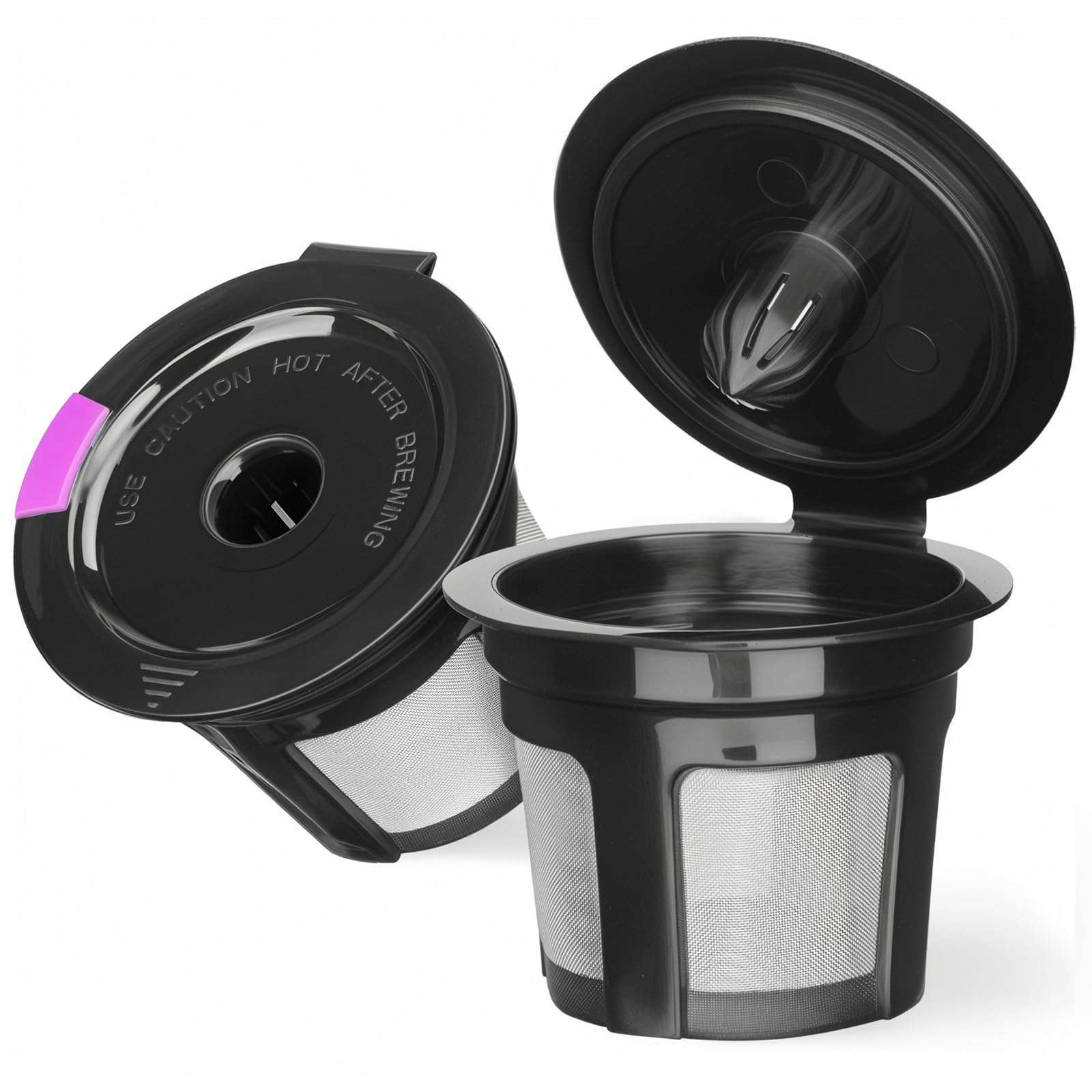 Fanativita Reusable K Cup Coffee Filters for Keurig, 2 Pack | Fits Keurig K-Elit