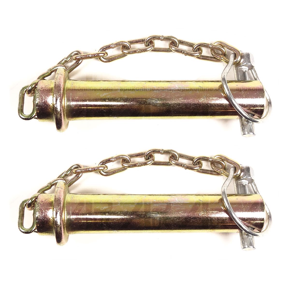 Pair Top Link Pin & Linch on Chain Linkage Replacement for Massey David Brown Ca