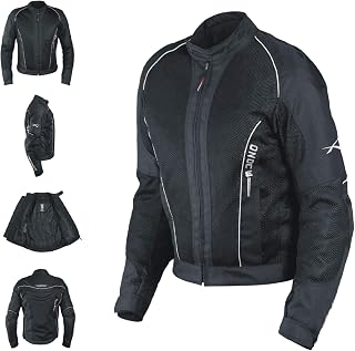 A-Pro Women's Summer Motorbike Jacket with Cordura Protections, Breathable Mesh Fabric