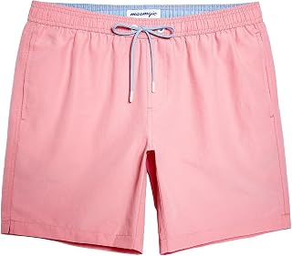 maamgic 2 in 1 Compression Lined Swimsuit with Zipper Men Swim Shorts Beach