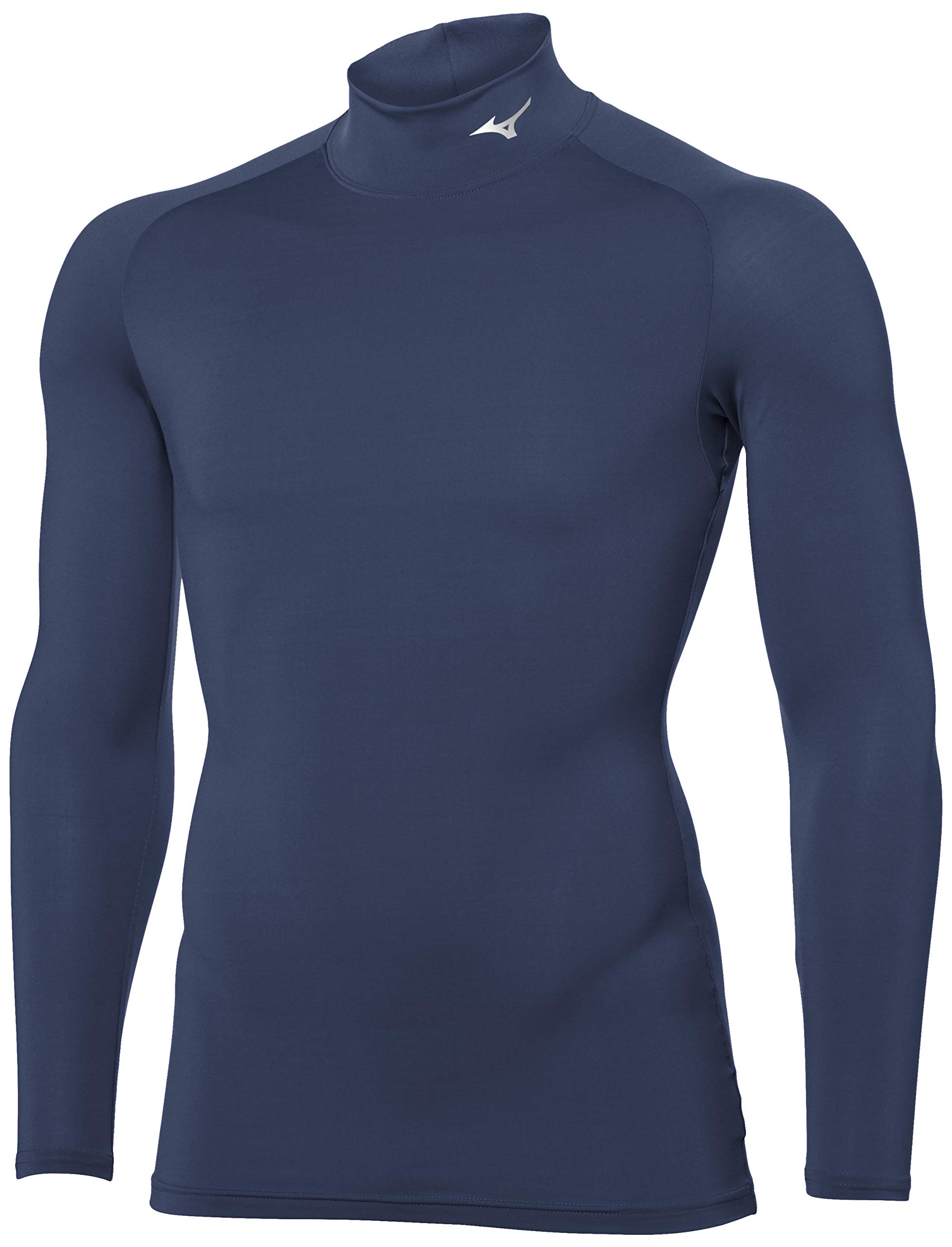 Mizuno コンプレッションドライアクセルバイオギアシャツ ハイネック長袖 吸汗速乾 ストレッチ 紫外線カット Abbigliamento da Allena