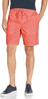 Amazon Essentials Men's Relaxed Fit 20 cm Cotton Shorts with Elastic Waistband and Drawstring