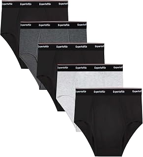 Men's Underwear Briefs Viscose from Bamboo Full Rise, Moisture Wicking, Underwear for Men Pack, Fly