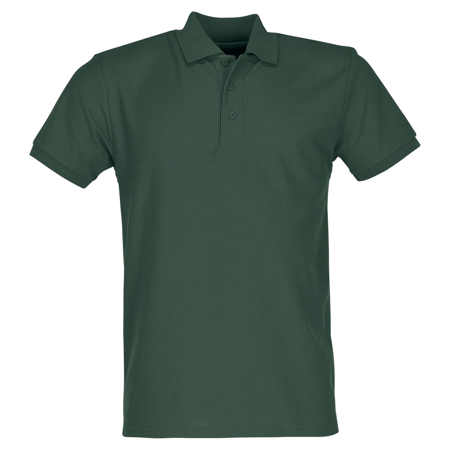 Fruit of The Loom 65/35 Pique Polo Shirt (XL - 46/48", Bottle Green)