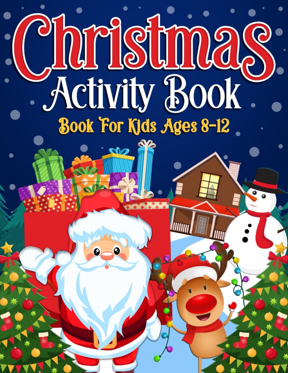Christmas Activity Book for Kids Ages 8-12: A Fun Kids Christmas Theme Learning 