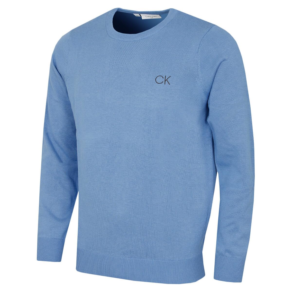 Calvin Klein 2026 Men's Crew Neck Soft Cotton Sweater Breathable