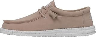 HEYDUDE Wally Slub Canvas Men's Yellow Shoes