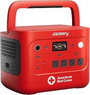 Jackery HomePower 2000 Plus v2 Power Station, 2048Wh, Red Cross Edition | 2400W, Expandable to 12kWh, Essential Home Backup for Outages, Emergencies & RV (Solar Panel Optional)