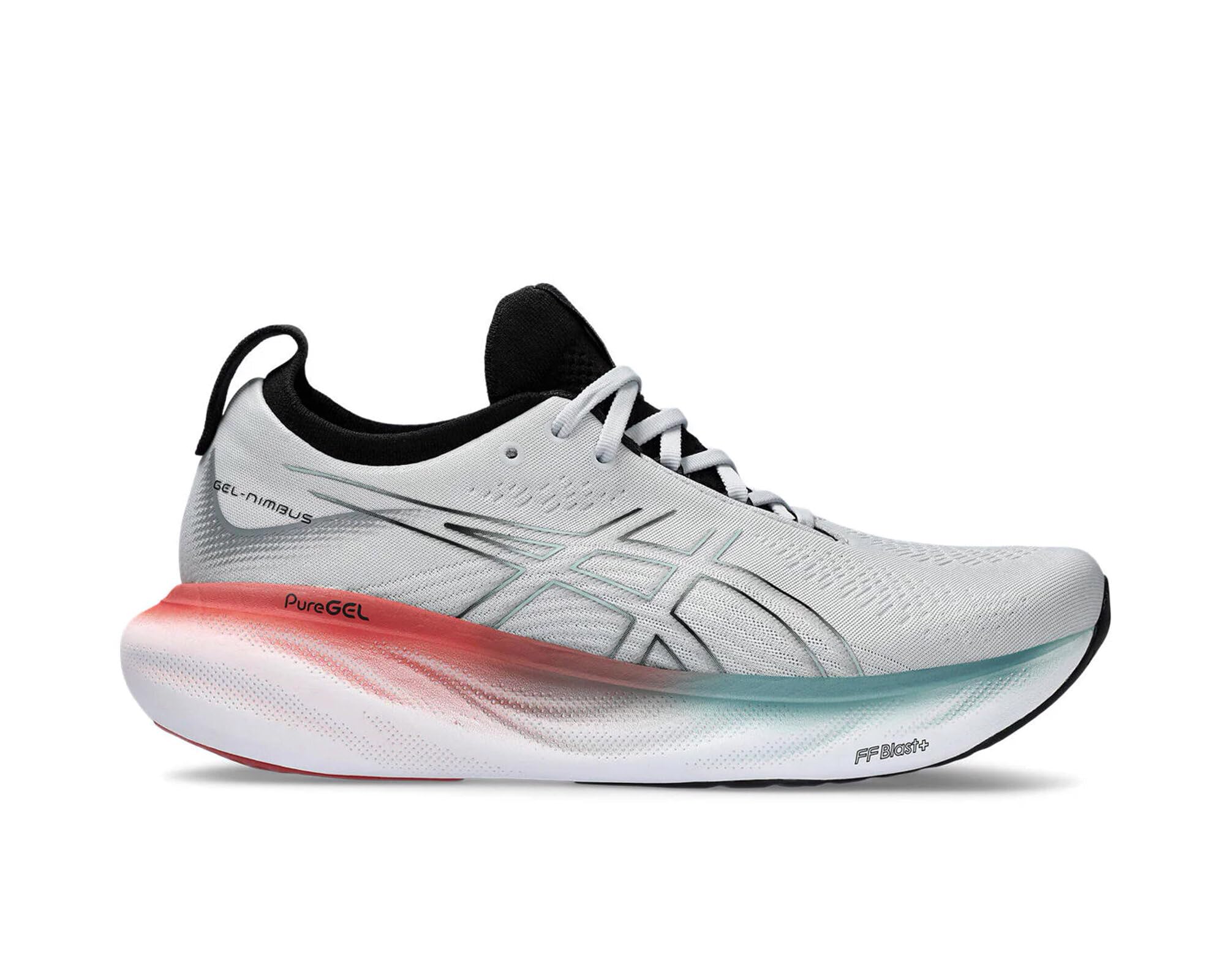 ASICS Nimbus 25 Men's Road Running Shoe Black Green