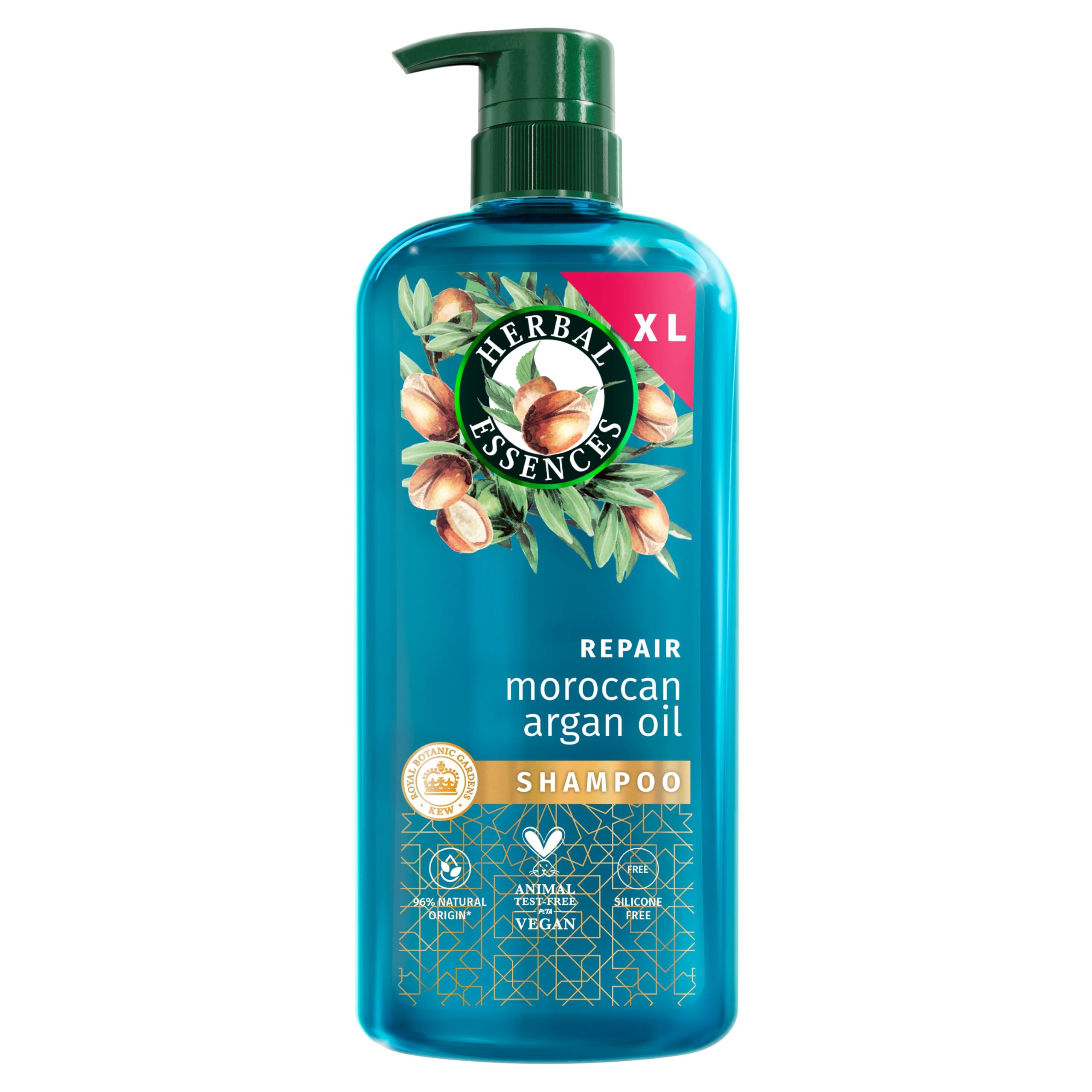 Herbal Essences Repair Moroccan Argan Oil Shampoo 650ml for Damaged Hair. Intens